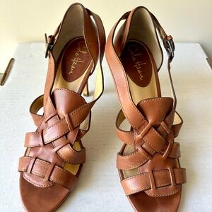 Cole Haan Tan Leather Heels